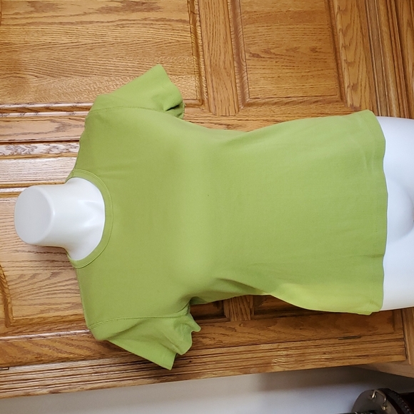 Eddie Bauer Tops - Eddie Bauer chartreuse tee shirt XL